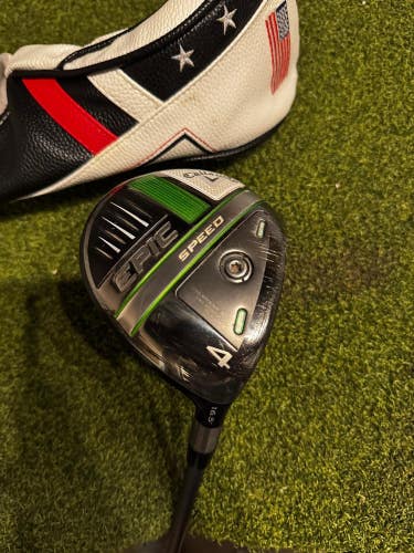 Callaway Epic Speed 4 16.5* Fairway Wood, Smoke IM10 Regular Flex, RH