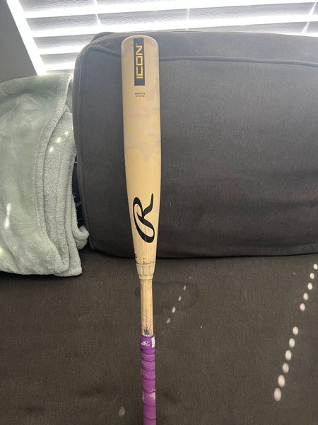 2025 Rawlings Icon Composite BBCOR Certified Bat (-3) 29 oz 32" (Used)