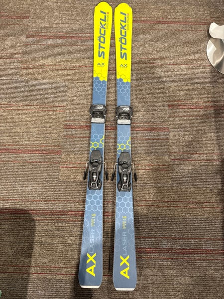 Stockli Laser AX 168 cm Racing Skis With Tyrolia Attack 11 Bindings (Used)