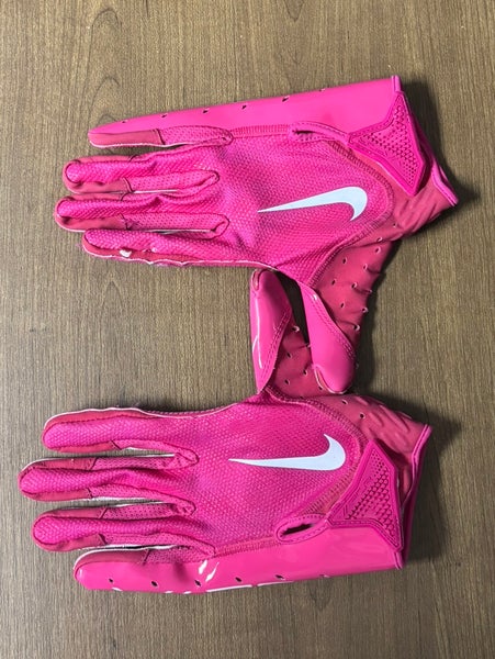 Pink Large Adult Nike Gloves (Used)