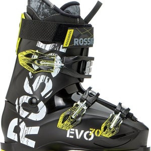 New Rossignol Evo 70 Ski Boots  Black/Yellow Size 25.5 (SY774)
