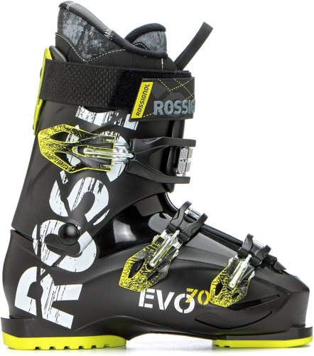 New Rossignol Evo 70 Ski Boots Black/Yellow Size 25.5 (SY774)