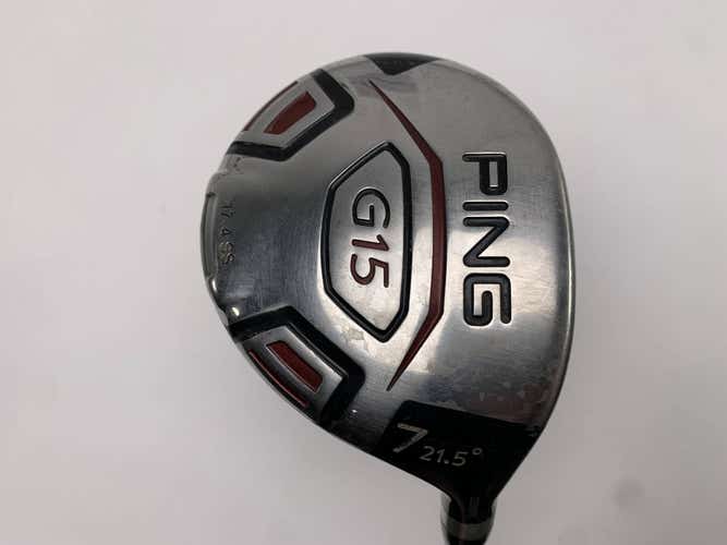 Ping G15 7 Fairway Wood 21.5* Accra Dymatch M2 Senior Graphite Mens RH