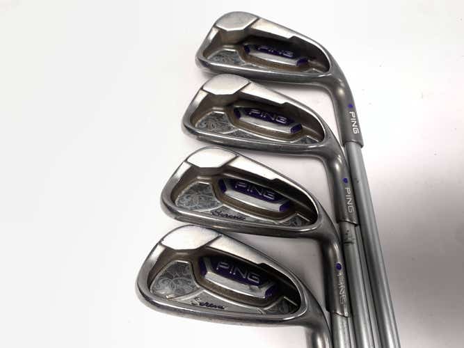 Ping Serene Iron Set 7-PW Purple Dot 1.5* Flat ULT 210 Ladies Graphite Womens RH