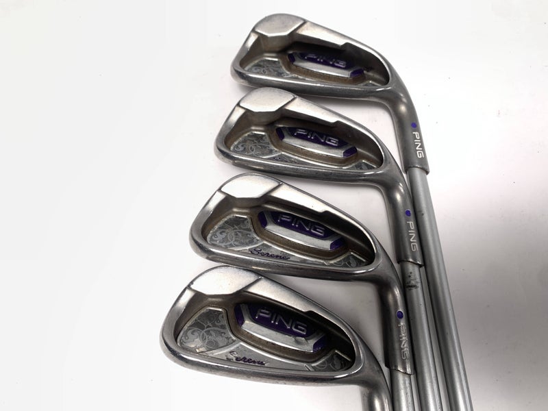 Ping Serene Iron Set 7-PW Purple Dot 1.5* Flat ULT 210 Ladies Graphite Womens RH