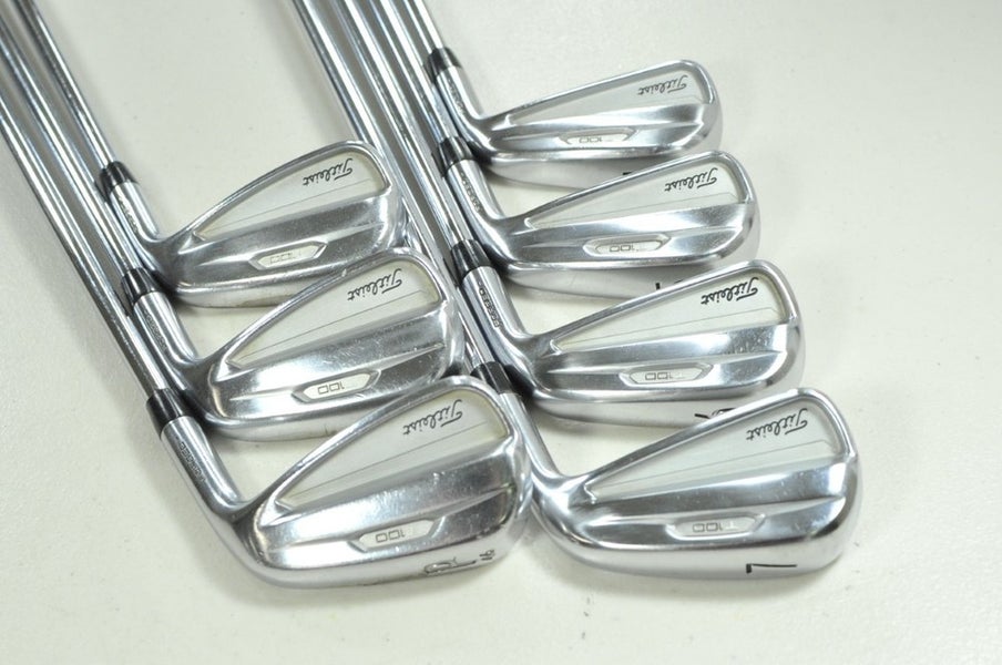 Titleist T100 2021 4-PW Iron Set Extra Stiff Flex Right NS Pro Steel # 201724