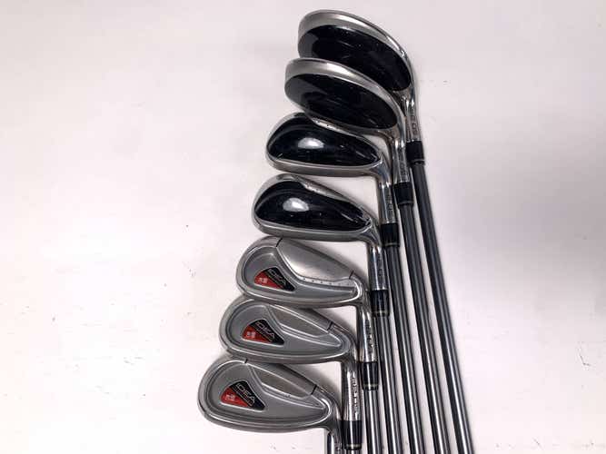 Adams Idea A2 OS Hybrid Iron Set 3-PW Grafalloy Pro Launch Blue Mens RH- No 7i