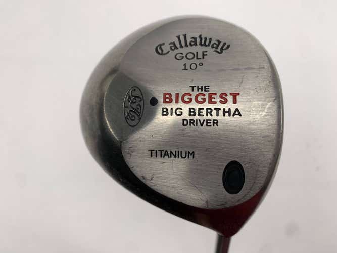 Callaway Biggest Big Bertha Driver 10* BB UL Regular Graphite Mens RH