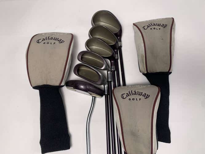 Callaway GES Club Set Driver 3W 5W 5 7 Putter GES Ladies Graphite Womens RH HC