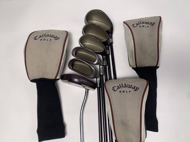 Callaway GES Club Set Driver 3W 5W 5  7 Putter GES Ladies Graphite Womens RH HC