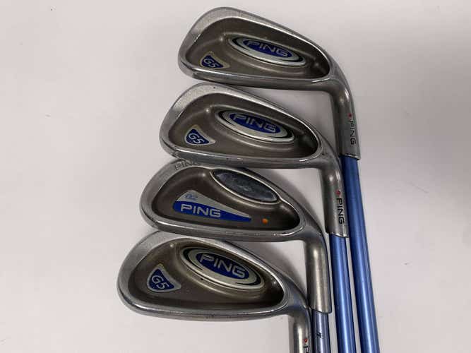 Ping G2 Iron Set 8-PW+SW Red Dot 1* Flat ULT 50 Ladies Graphite Womens RH