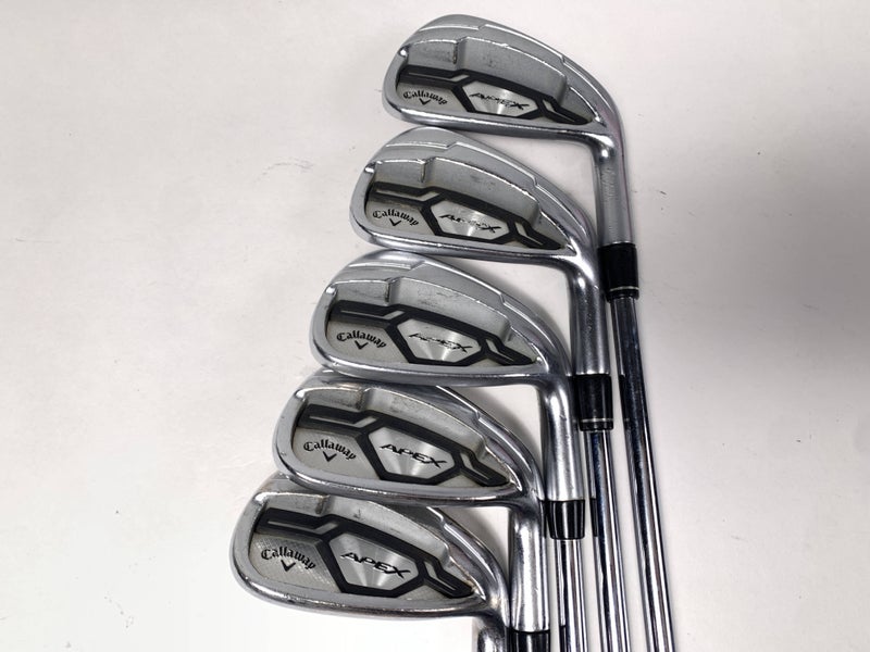 Callaway Apex CF 16 Iron Set 5-PW KBS Tour V 110g Stiff Steel Mens RH- No 7i