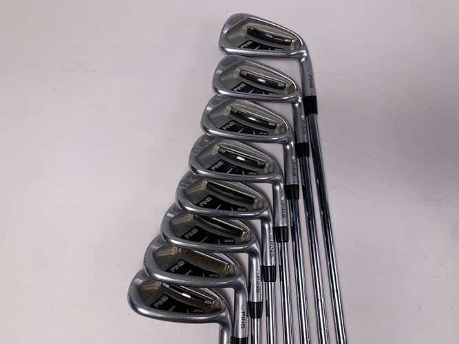 Ping i20 Iron Set 6-PW+GW+SW+LW White Dot 3* Up CFS Regular Steel Mens RH