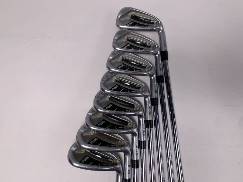 Ping i20 Iron Set 6-PW+GW+SW+LW White Dot 3* Up CFS Regular Steel Mens RH