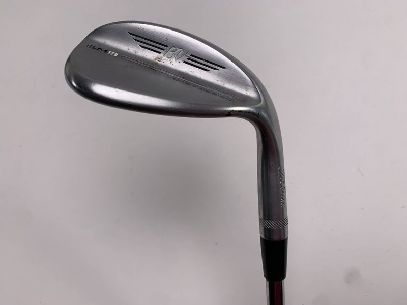 Titleist Vokey SM9 Tour Chrome Lob Wedge LW 58* 12 Bounce D-Grind Wedge Mens RH