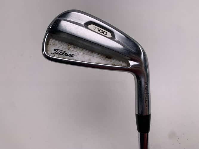 Titleist T100 2021 Single 4 Iron True Temper AMT Black S300 Stiff Steel Mens RH