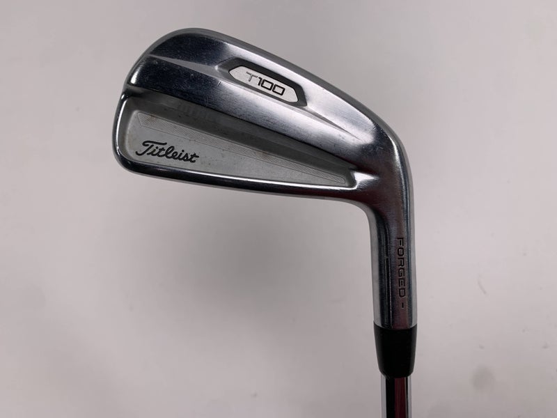 Titleist T100 2021 Single 5 Iron True Temper AMT Black S300 Stiff Steel Mens RH