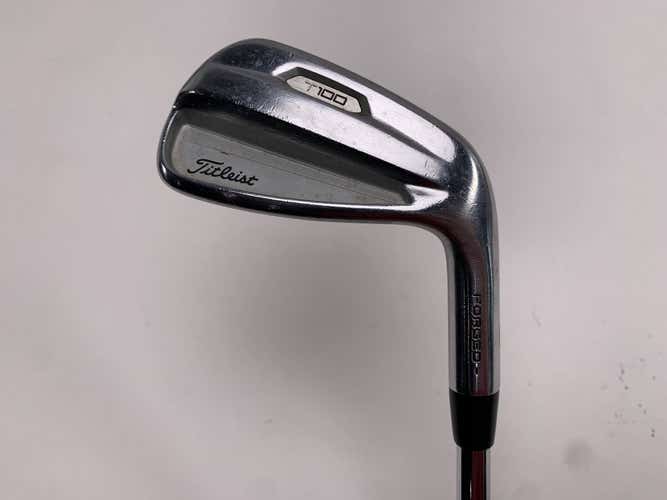 Titleist T100 2021 Single 8 Iron True Temper AMT Black S300 Stiff Steel Mens RH