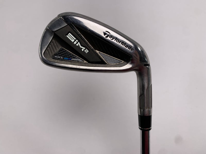 TaylorMade SIM2 MAX Single 6 Iron KBS Max MT 85g Regular Steel Mens RH