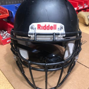 USED RIDDELL SPEED ADULT HELMET - LARGE - FLAT BLACK