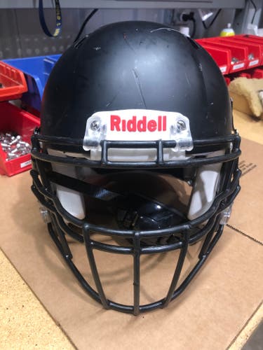 USED RIDDELL SPEED ADULT HELMET - LARGE - FLAT BLACK