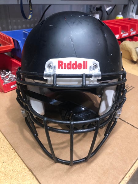 USED RIDDELL SPEED ADULT HELMET - LARGE - FLAT BLACK