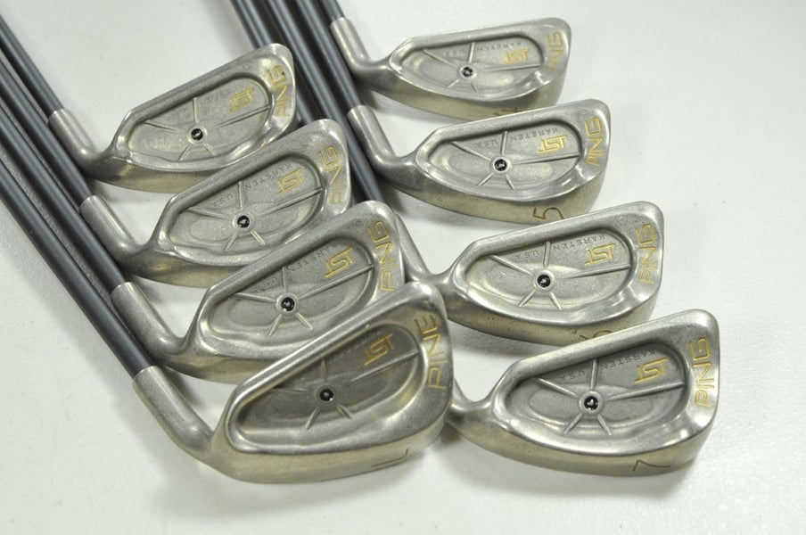 Ping ISI Nickel 4-W,LW Iron Set Stiff Flex Black Dot Right W54 Graphite # 205468