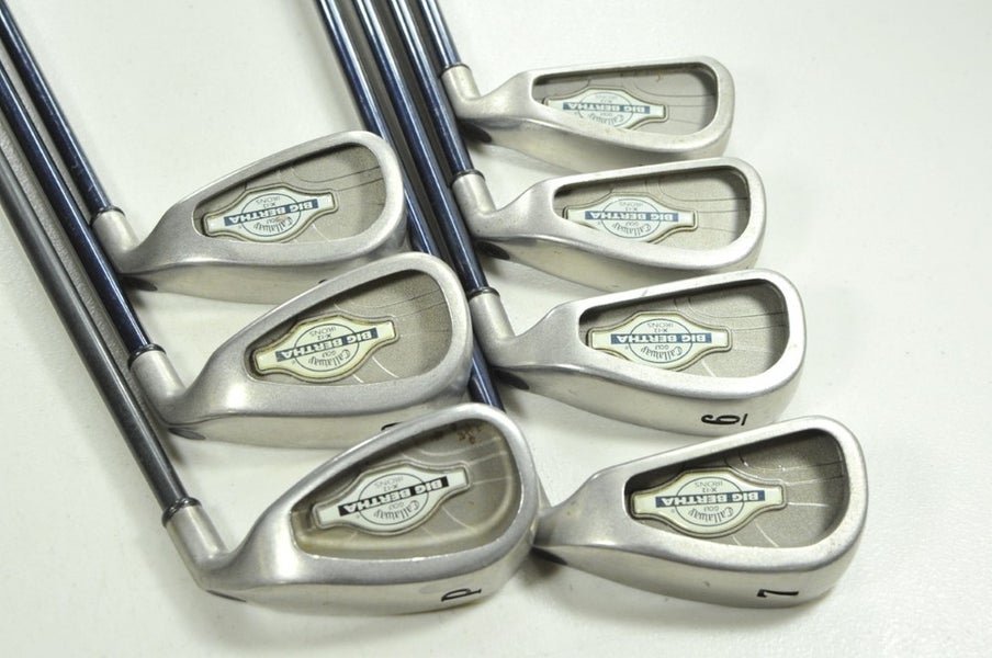 Callaway Big Bertha X-12 4-PW Iron Set Right Firm Flex Graphite # 205470