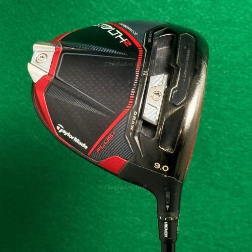 TaylorMade Stealth Plus+ 9 Driver HZRDUS Smoke Red RDX 6.0 60g Graphite Stiff