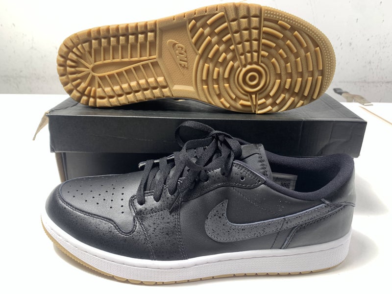 Air Jordan 1 Low G Athletic Shoes Black Men's SZ 12 (DD9315-005)