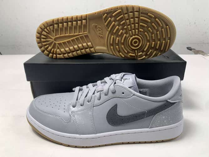 Air Jordan 1 Low G Athletic Shoes Grey Men's SZ 12 (DD9315-006)