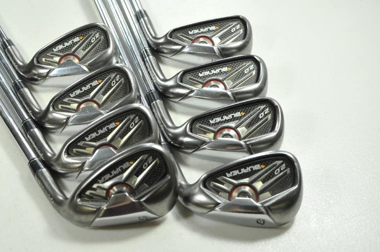TaylorMade Burner 2.0 5-PW,AW,SW Iron Set Regular Flex RH NS Pro Steel # 204417