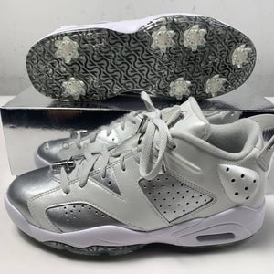 Jordan Retro 6 G NRG Waterproof Golf Shoes Grey Men's SZ 9 (FD6719-001)