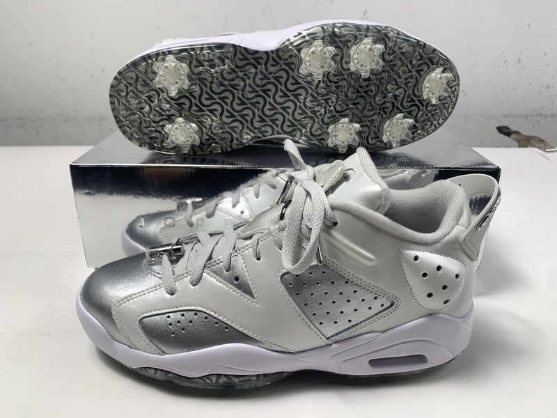 Jordan Retro 6 G NRG Waterproof Golf Shoes Grey Men's SZ 9 (FD6719-001)