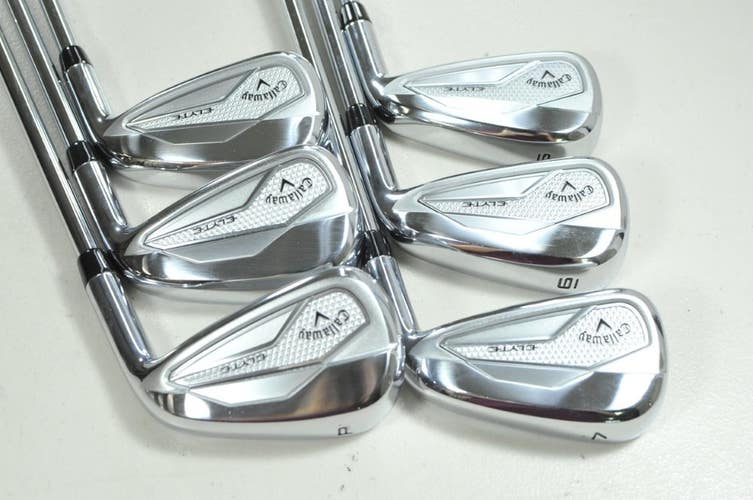 Callaway Elyte 5-PW Iron Set Stiff Flex Right Vector 90g Steel # 205710