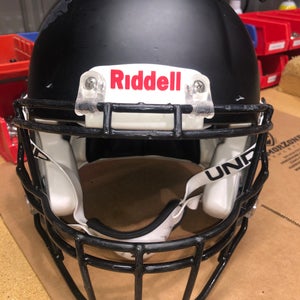 USED RIDDELL SPEED ADULT HELMET - LARGE - FLAT BLACK