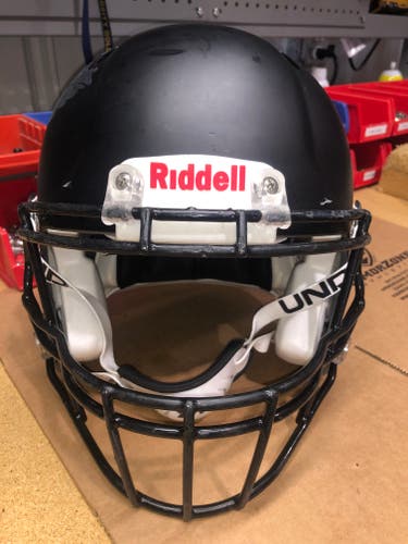 USED RIDDELL SPEED ADULT HELMET - LARGE - FLAT BLACK