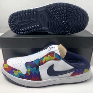 Jordan Mule Golf Shoes Slip-On Nothing But Net White Men's SZ 10 (FJ1214-100)