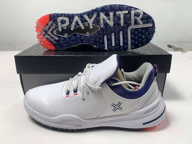 Payntr X 001 F Waterproof Golf Shoes White Men's SZ 8.5 (001 F)