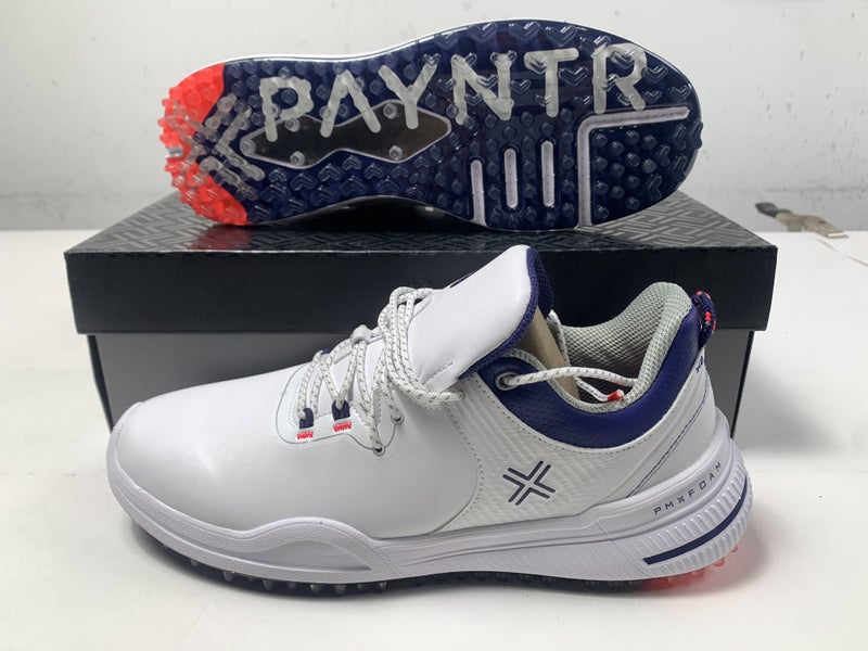 Payntr X 001 F Waterproof Golf Shoes White Men's SZ 8.5 (001 F)