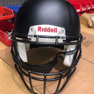 USED RIDDELL SPEED ADULT HELMET - LARGE - FLAT BLACK