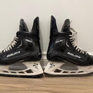 2022 Bauer Supreme Mach Hockey Skates Wide Width 8 (Used)