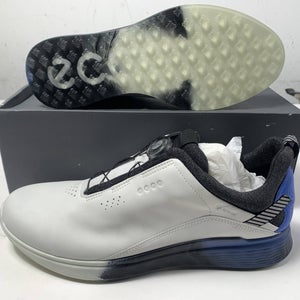 ECCO S-Three Waterproof Golf Shoes White Men's SZ 11-11.5 (102914 60356)
