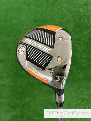 Callaway Mavrik 15 Degree Fairway 3 Wood / Stiff