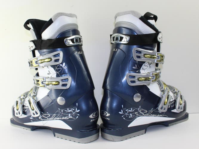 Women's Salomon X4 Divine Downhill Ski Boots (Used) 25 Mondo / 298 MM