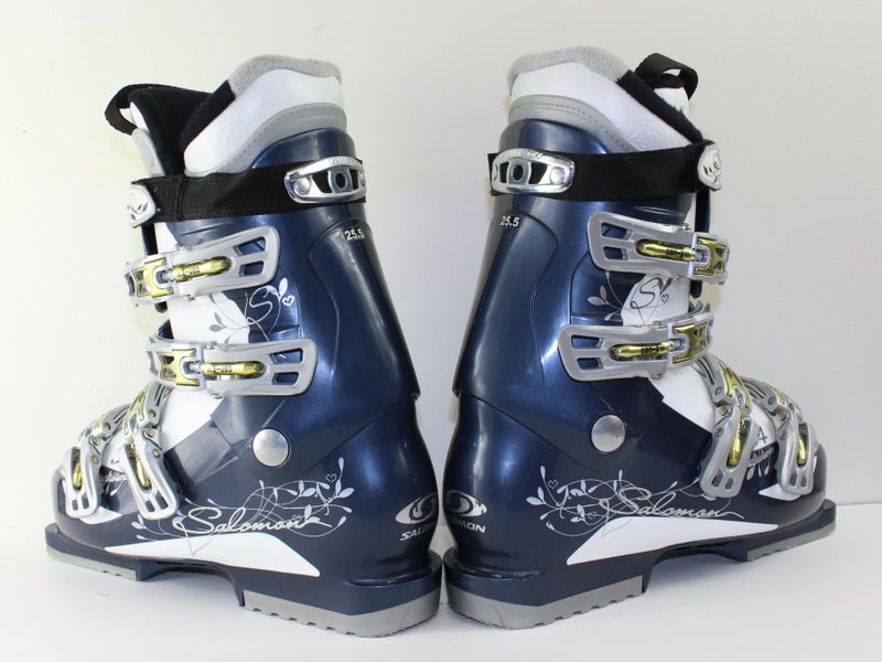 Women's Salomon X4 Divine Downhill Ski Boots (Used) 25 Mondo / 298 MM