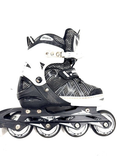 Used ABEC 7 35-38 Senior Rec Fitness Skates White Adjustable 11860-S000300582