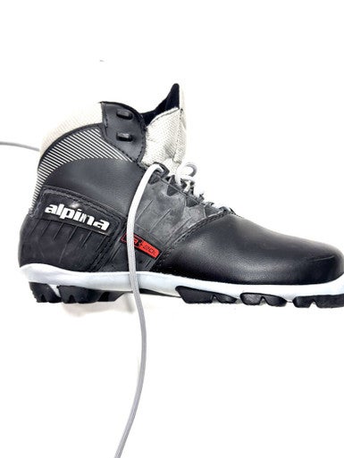 Used Alpina TR20 Mens NNN XC Ski Boots Grey W 06 / JR 04-04.5 11860-C000300557