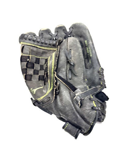 Used Mizuno PROSPECT RH Throw Fastpitch Gloves Black 12" 11860-C000300559