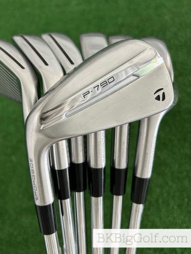 LH Taylormade P790 25 Forged Iron Set 4-P / KBS Tour Lite Stiff